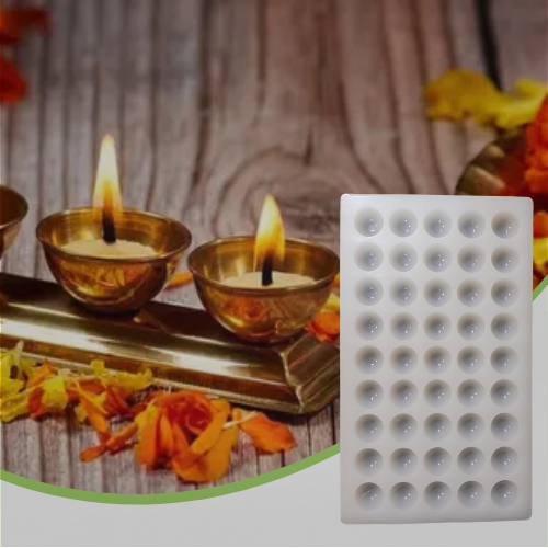 SILICOMOLDS GHEE DIYA MOLD - 25MM X 11MM HGT-URP105-GM